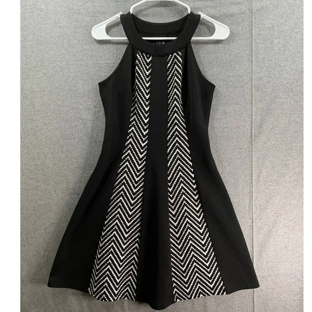 En Focus Studio Dress Women Size 4 Mini Dress Black Evening Sleeveless